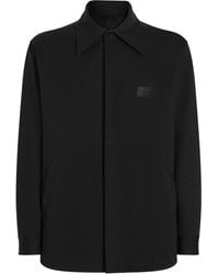Dolce & Gabbana - Shirtjack Met Logoplakkaat - Lyst