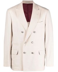 Brunello Cucinelli - Double-breasted Cashmere Blazer - Lyst