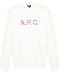 A.P.C. - ロゴ スウェットシャツ - Lyst