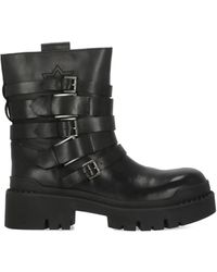 Ash - Straps Buckle Boots - Lyst