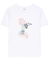 PS by Paul Smith - T-Shirt mit Illustrations-Print - Lyst