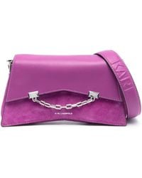 Karl Lagerfeld - K/Seven 2.0 Logo-Print Crossbody Bag - Lyst