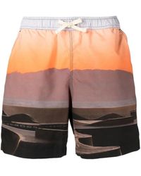 BLUE SKY INN - Graphic-Print Deck Shorts - Lyst