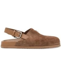 Dolce & Gabbana - Mules Con Placca Logo - Lyst
