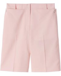 Burberry Pocket Detail Tailored Shorts - Pink