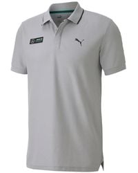PUMA - X Mercedes Amg Petronas F1 Team Logo-Print Polo Shirt - Lyst