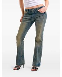 Juicy Couture - Diamanté-Embellished Flared Jeans - Lyst