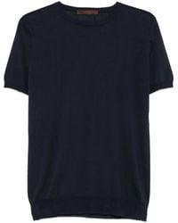 Jeordie's - Fine-Knit Short-Sleeve Cotton T-Shirt - Lyst