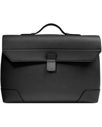 Lancel - Charlie Flap Textured Briefcase - Lyst