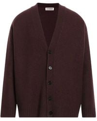 Jil Sander - Cárdigan con botones - Lyst