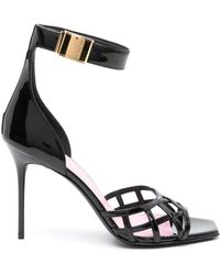 Balmain - Uma Patent Leather Pumps - Lyst