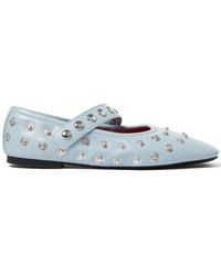 Stella McCartney - Studded Ballerina Flats - Lyst
