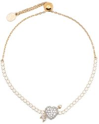 Swarovski - Bracelet Idyllia À Breloques Cœur Flèche - Lyst