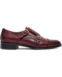 SOMMET - Double-Buckle Calf Leather Oxford Shoes - Lyst