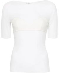Nensi Dojaka - Triangle-Bra Jersey T-Shirt - Lyst