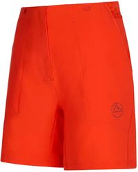 La Sportiva - Logo-Print Shorts - Lyst