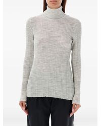 Rhea - Pull Nervuré À Col Roulé - Lyst