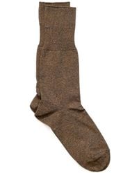 yahae - Organic-Cotton Ribbed Socks - Lyst