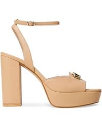 Twinset - 120Mm Leather Sandals - Lyst