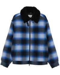 Balenciaga - Check-Pattern Shirt Jacket - Lyst