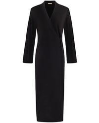 12 STOREEZ - Daphne Wrap-Style Maxi Dress - Lyst