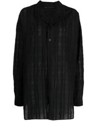 Forme D'expression - Semi-Sheer Long-Sleeve Shirt - Lyst