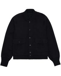 Fortela - Cruiser Buttoned Bomber Jacket - Lyst