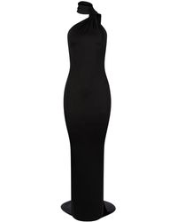 Nina Ricci - Scarf-Detailing Halterneck Maxi Dress - Lyst