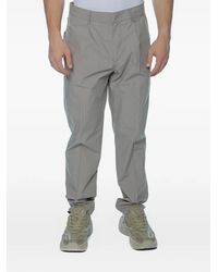 Emporio Armani - Pleated Straight-Leg Trousers - Lyst