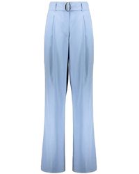 Moorer - Pleated-Detail Belted Trousers - Lyst