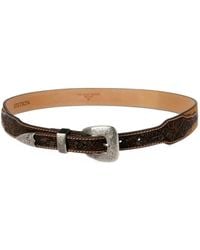 Stetson - Ledergürtel Mit Geprägtem Blumenmuster - Lyst