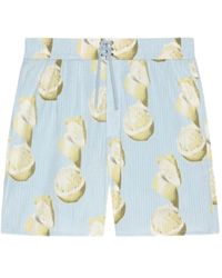 Givenchy - Bañador De Seersucker Con Limón Estampado - Lyst