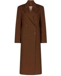 Loulou de Saison - Peak Lapel Double-Breasted Coat - Lyst