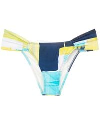 Lenny Niemeyer - Abstract-Pattern Print Bikini Bottoms - Lyst