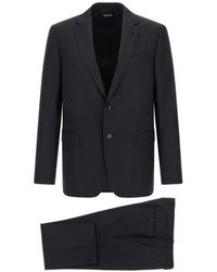 ZEGNA - Notched-Lapel Single-Breasted Suit - Lyst