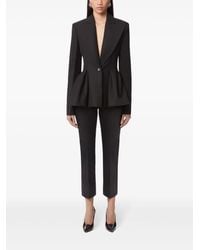 【Nina Ricci】 Cadyブレザー Nina Ricci Cady Velvet-Trim Blazer in Blue | Lyst