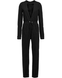 Rick Owens - Tuta Intera Con Scollo A V - Lyst
