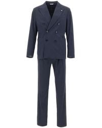 Manuel Ritz - Double-Breasted Tailored Suit - Lyst
