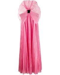 Givenchy - Robe Mit Plissiertem Detail - Lyst