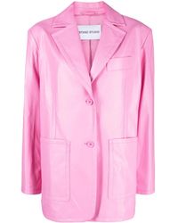 Stand Studio - Keeva Double-Breasted Blazer - Lyst