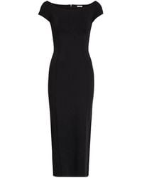 JOSEPH - Short-Sleeve Midi Dress - Lyst