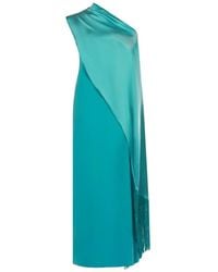 ‎Taller Marmo - Berenson Fringed One-Shoulder Maxi Dress - Lyst