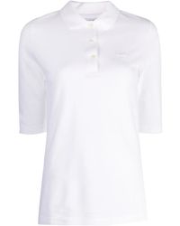 Lacoste - Logo-Embroidered Cotton Polo Shirt - Lyst