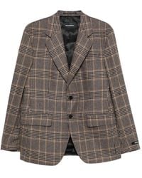 Karl Lagerfeld - Checked Wool Jacket - Lyst