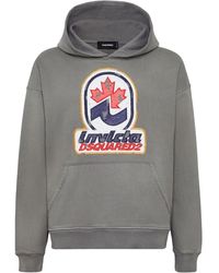 DSquared² - Logo-Appliqué Hoodie - Lyst