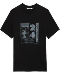Zadig & Voltaire - Ted Photoprint T-Shirt - Lyst