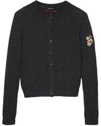 Marc Jacobs - Tattoo-Appliqué Cardigan - Lyst