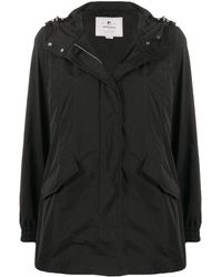 Woolrich Imperméable à capuche - Noir