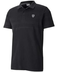 PUMA - X Scuderia Ferrari Short-Sleeve Polo - Lyst