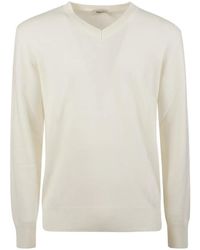 Altea - V-Neck Cashmere Sweater - Lyst